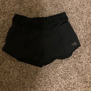 The North Face Running Shorts Medium Black Inner Lining Elastic Waistband